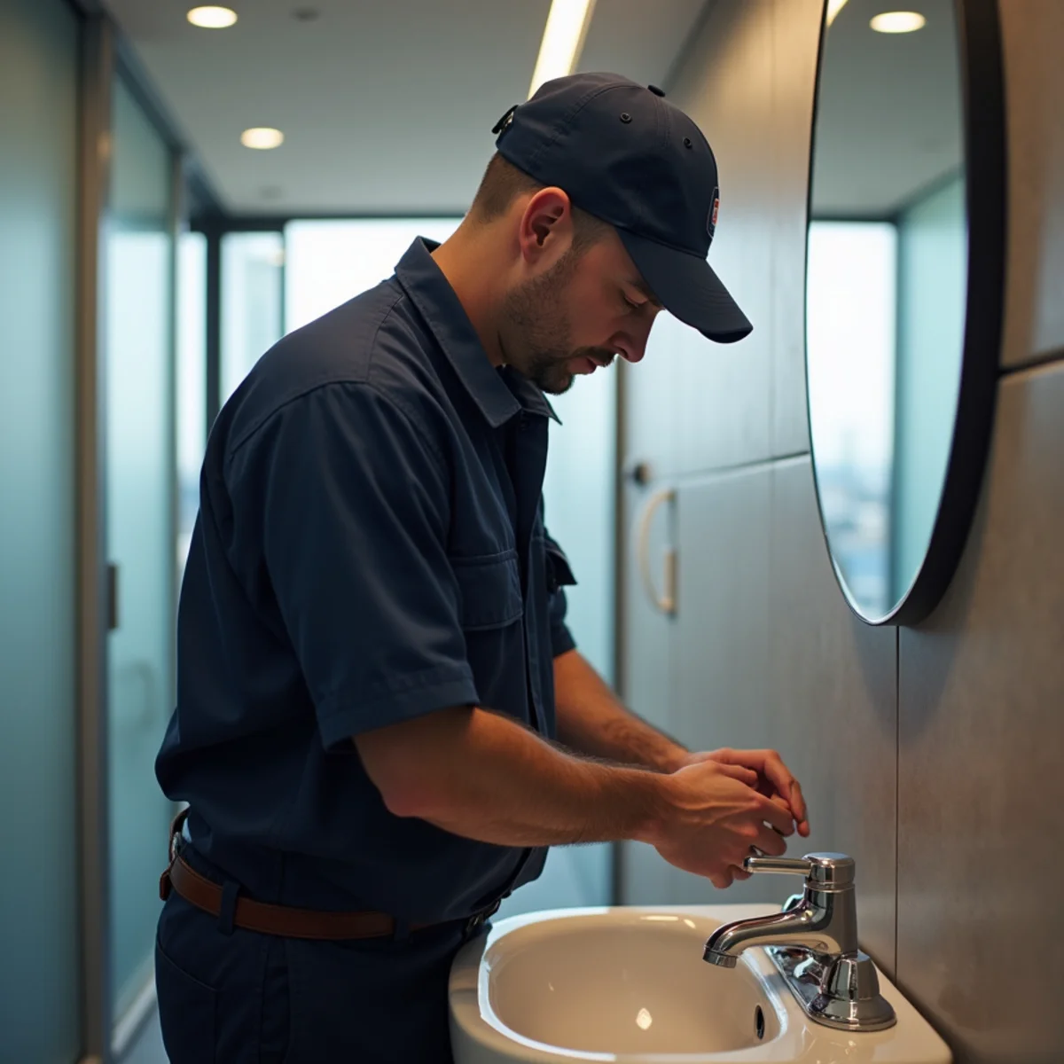Office building plumbing service in Sacramento