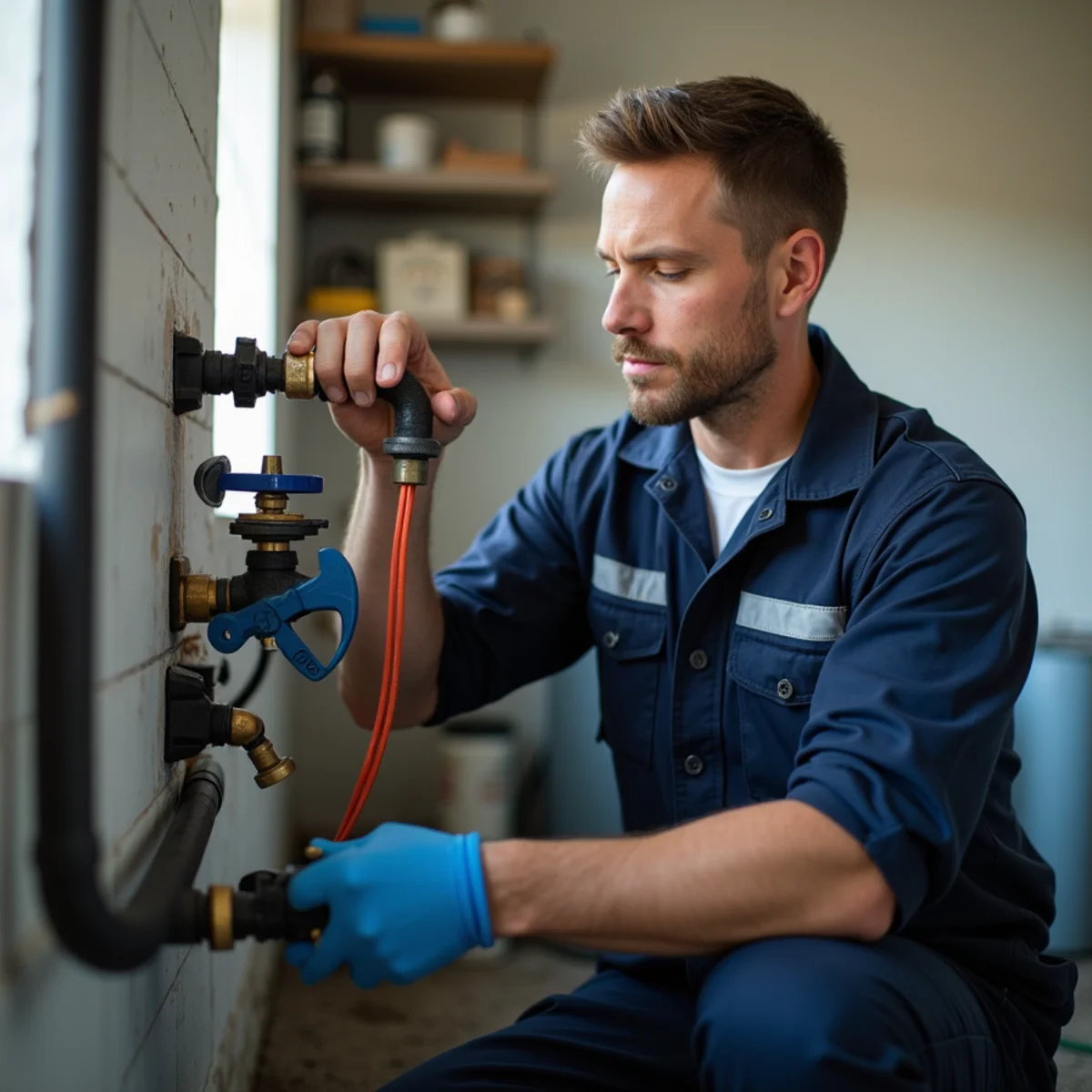 Gas Line Plumbing